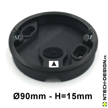 Support renforcé avec accessoires applique murale / luminaire / lanterne NAVEDO EGLO (Ø90mm - H 15mm)