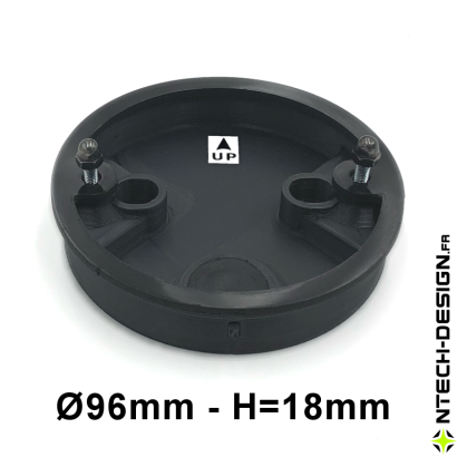 Support renforcé avec accessoires applique murale / luminaire / lanterne NAVEDO EGLO (Ø96mm - H 18mm)