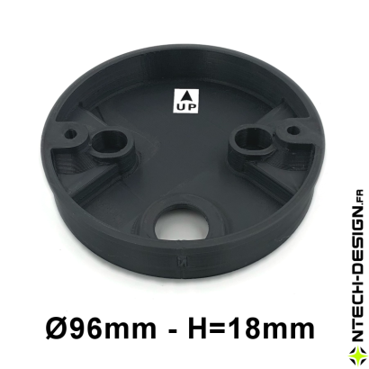 Reinforced support for outdoor wall light NAVEDO EGLO (Ø96mm - H 18mm)