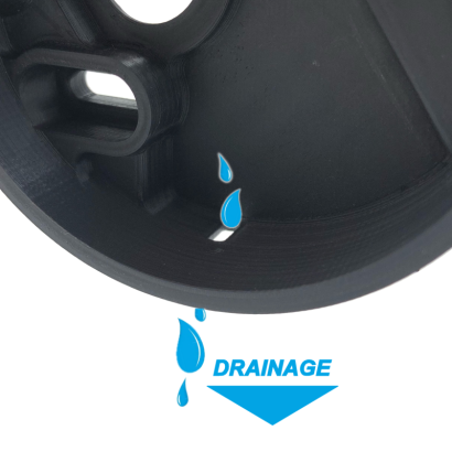 096-18 Support renforcé applique murale / luminaire / lanterne NAVEDO EGLO (Ø96mm - H 18mm)