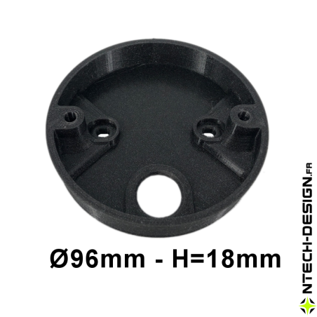 Reinforced support with accessories for outdoor wall light NAVEDO EGLO (Ø96mm - H 18mm)