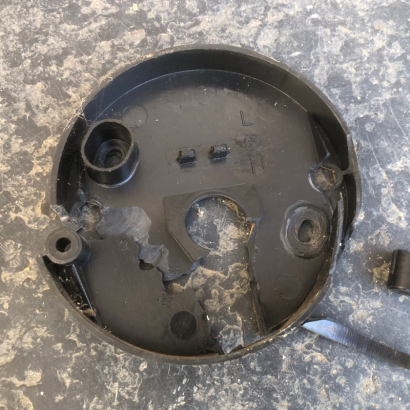 080-22 Reinforced support for outdoor wall light BLOOMA (Ø80mm - H 22mm)