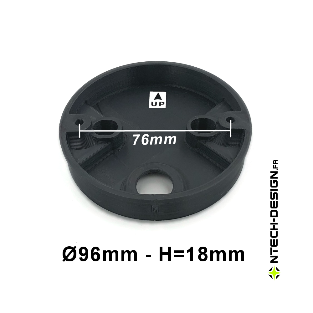 096-18 Support renforcé applique murale / luminaire / lanterne NAVEDO EGLO (Ø96mm - H 18mm)
