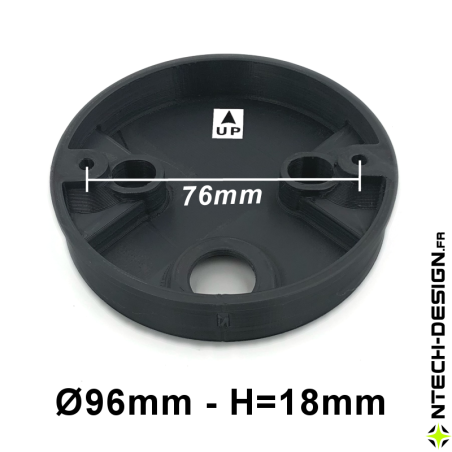 096-18 Support renforcé applique murale / luminaire / lanterne NAVEDO EGLO (Ø96mm - H 18mm)