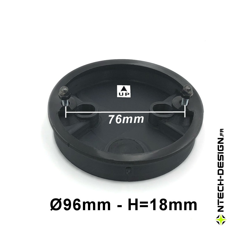 096-18 Reinforced support with accessories for outdoor wall light NAVEDO EGLO (Ø96mm - H 18mm)