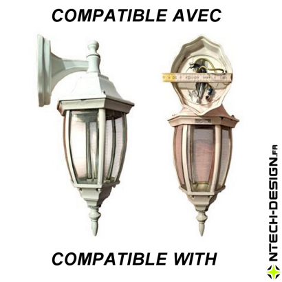 096-18 Support renforcé applique murale / luminaire / lanterne NAVEDO EGLO (Ø96mm - H 18mm)