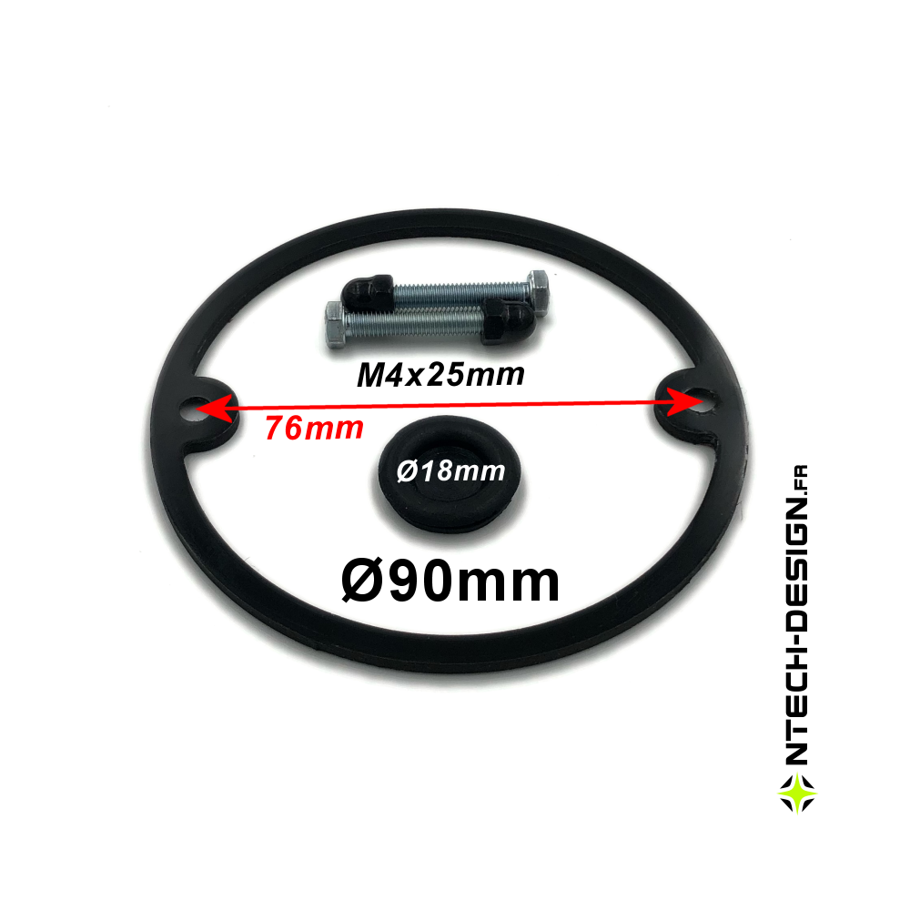090 Set accessoires pour support applique murale / luminaire / lanterne NAVEDO EGLO Ø90mm (TECH-NAV-01)