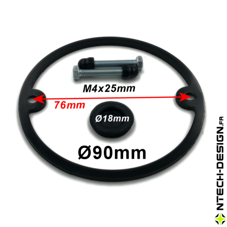 090 Set accessoires pour support applique murale / luminaire / lanterne NAVEDO EGLO Ø90mm (TECH-NAV-01)