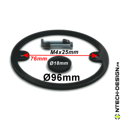 096 Set accessoires pour support applique murale / luminaire / lanterne NAVEDO EGLO Ø96mm (TECH-NAV-02)