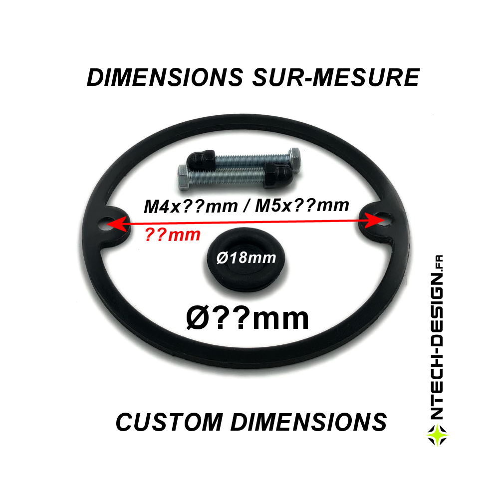 Set d'accessoires personnalisable pour support applique murale / luminaire / lanterne