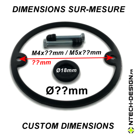 Set d'accessoires personnalisable pour support applique murale / luminaire / lanterne