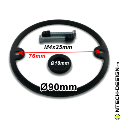 090-15 Set accessoires pour support applique murale / luminaire / lanterne NAVEDO EGLO Ø90mm (TECH-NAV-01)