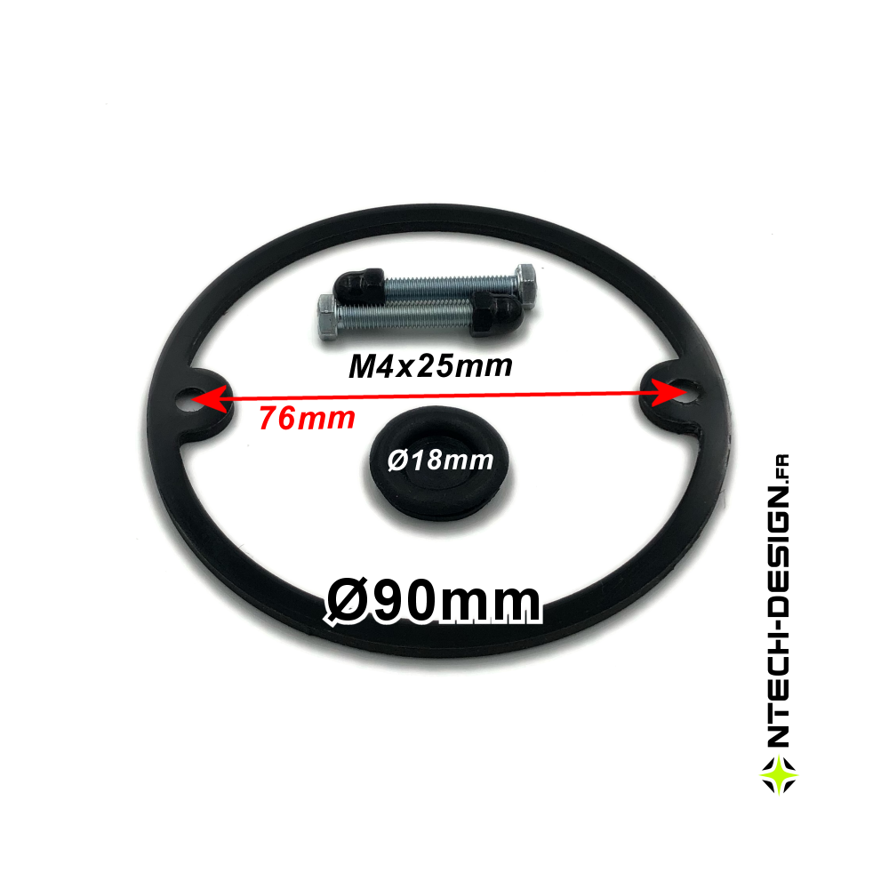 090-15 Set accessoires pour support applique murale / luminaire / lanterne NAVEDO EGLO Ø90mm (TECH-NAV-01)