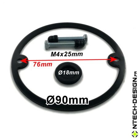 090-15 Set accessoires pour support applique murale / luminaire / lanterne NAVEDO EGLO Ø90mm (TECH-NAV-01)