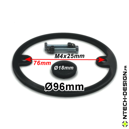 096-18 Set accessoires pour support applique murale / luminaire / lanterne NAVEDO EGLO Ø96mm (TECH-NAV-02)