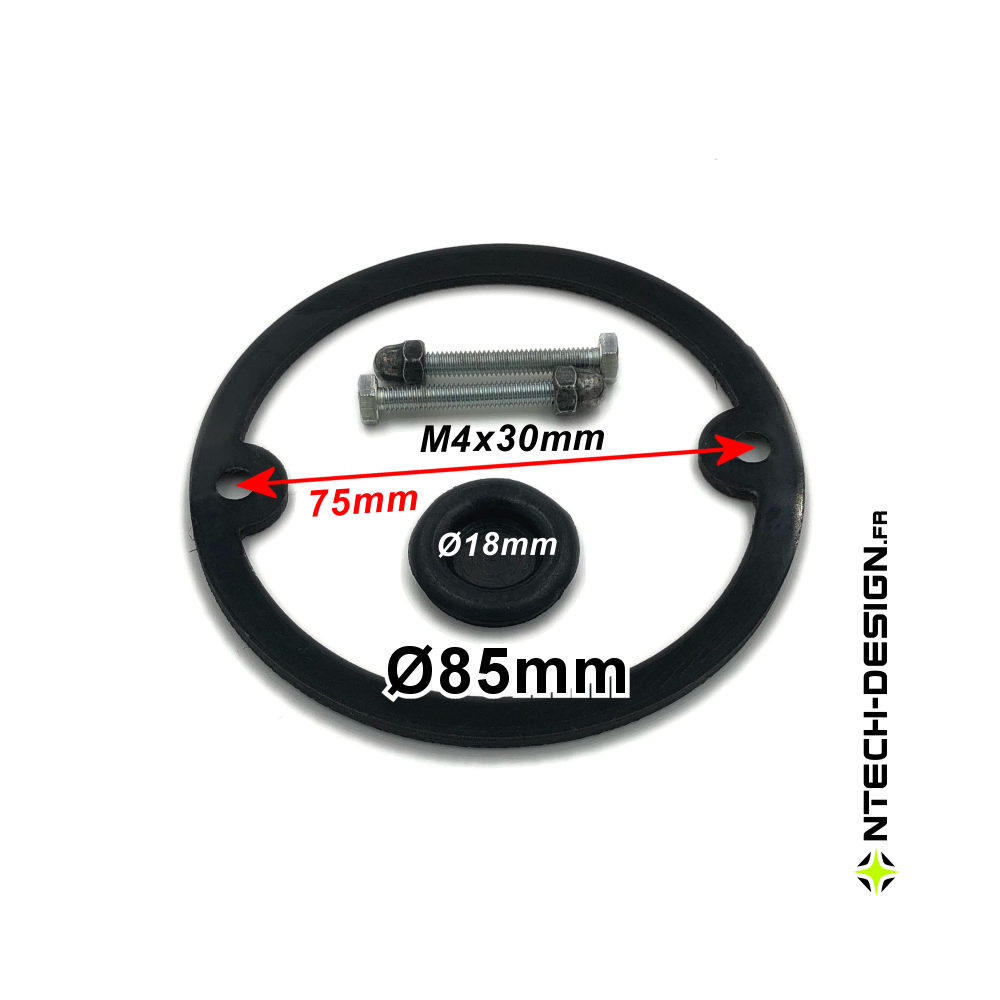 085-25 Set accessories for outdoor wall light bracket INSPEKTOR Ø85mm (TECH-INSP-03)