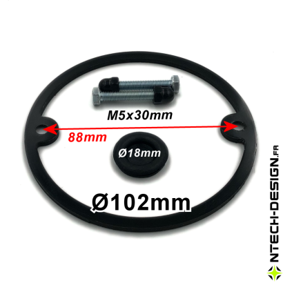 102-22 Set accessories for outdoor wall light bracket NAVEDO Ø102mm (TECH-NONA-06)