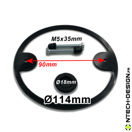 114-28 Set accessories for outdoor wall light bracket NAVEDO Ø114mm (TECH-NONA-07)