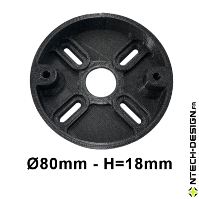 Support renforcé applique murale / luminaire / lanterne BLOOMA (Ø80mm - H 18mm)